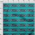 thumbnail image 2 of oneOone Cotton Silk Fabric Stripe|Chevron & Floral Block Print Fabric BTY 42 Inch Wide, 2 of 4