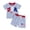 Blue, variant on BOBOGOJP 4th Of July Baby Boy Girl Outfit Toddler Truck Flag T Shirt Top Shorts Fourth Of July Outfits Cute Summer Clothes (Red,18-24 Months)