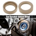 thumbnail image 2 of Unique Bargains 4 Pcs Universal 1.5 Inch Speaker Subwoofer Mounting Spacer Rings Solid Wood Beige, 2 of 6