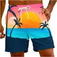 thumbnail image 2 of Cameland Short Décontracté de Plage à Imprimé Spécial pour Hommes, 2 of 6