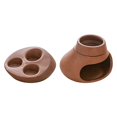 thumbnail image 4 of Luzkey Ceramic Essential Oil Set Aroma Diffuser Fragrance Diffuser Melt Burner Desktop Ornaments for Holiday Yoga SPA Decoration Red, 4 of 8
