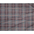 thumbnail image 4 of oneOone Polyester Lycra Fabric Tartan Check Print Fabric By The Yard 56 Inch Wide, 4 of 4