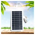 thumbnail image 1 of 5W Real Power Solar Panel USB Output 5V Portable Waterproof Solar Plate For Outdoor Camping Fishing Home Small Fan Flashlight ,Easy to Install, 1 of 6