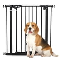 thumbnail image 1 of PawHut 29-32 Inch Pet Gate with Cat Door, Auto Closing for Dogs, Cats, 1 of 10