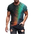 thumbnail image 1 of Birdeem Nouveau T-Shirt de Mode pour Hommes Impression 3D Ciel Non Localisé Manches Courtes Col Rond T-Shirt Décontracté Haut de Sport Blouses, 1 of 5