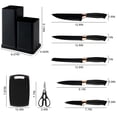 thumbnail image 4 of Toytexx 19-Piece Kitchen Utensil and Knife Set with Silicone Tools, Cutting Board & Scissors-Pink, 4 of 7