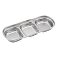 thumbnail image 1 of Plateau Extérieur en Acier Inoxydable à Compartiments, Bol à Trempette, Vaisselle de Camping Portable et Pratique, 1 of 3