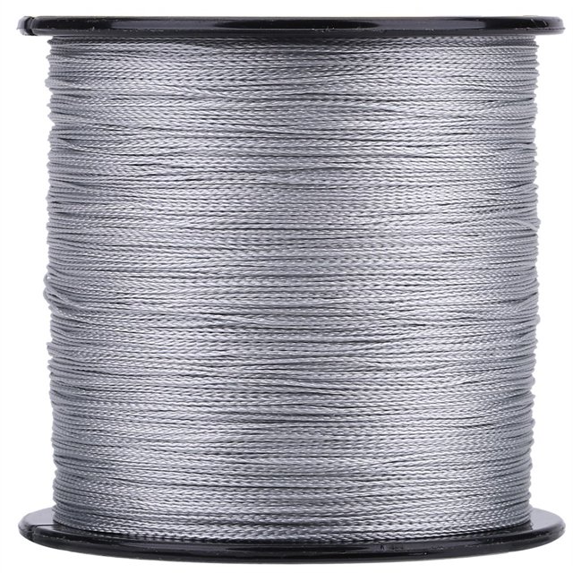 Fishing Line Fishing Wire 300m PE Braided 4 Strands Super Strong Fishing Lines Multi Filament Fish Rope Cord Grey 3