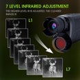 thumbnail image 5 of LOVEVER Lunettes de Vision Nocturne 1080p Monoculaire de Vision Nocturne Numérique pour Voyage dans l'Obscurité Monoculaires Infrarouges Enregistrer Photos et Vidéos Monoculaire d'Image Thermique pour Chasse Camping Voyage, 5 of 5