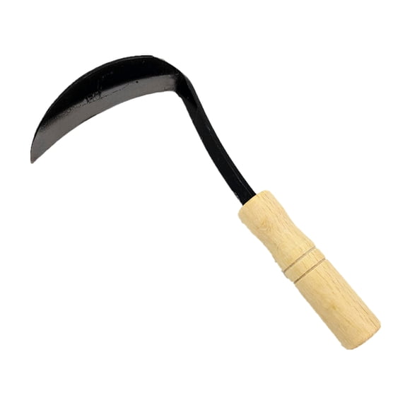 Quality Japanese Gardening Tool, Sharp Steel Weeding Sickle For Left-handed Gardeners, Ergonomically Designed For Easy Work