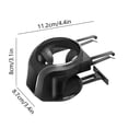 thumbnail image 3 of EGNMCR Multi Functional Car Beverage Support Phone Support Car Outlet Cup Support Storage Rack Plastics cup holder, 3 of 6