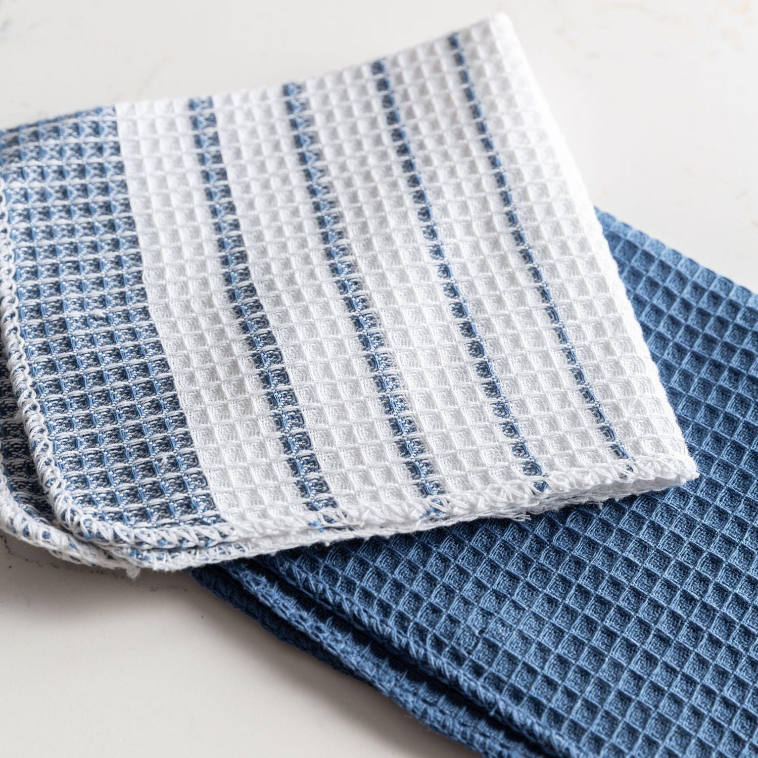 Lot de 6 torchons à vaisselle en coton Fouta Stripe