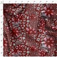 thumbnail image 4 of Soimoi Red Rayon Fabric Leopard Animal Skin Decor Fabric Printed Yard 56 Inch Wide, 4 of 6