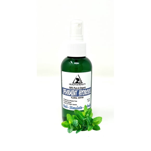 Spearmint Hydrosol Organic Floral Water Pure Natural 4 oz