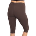 thumbnail image 3 of Stretch Is Comfort Women's Plus Size Knee Length Leggings| Adult X-Large - 7x, 3 of 5