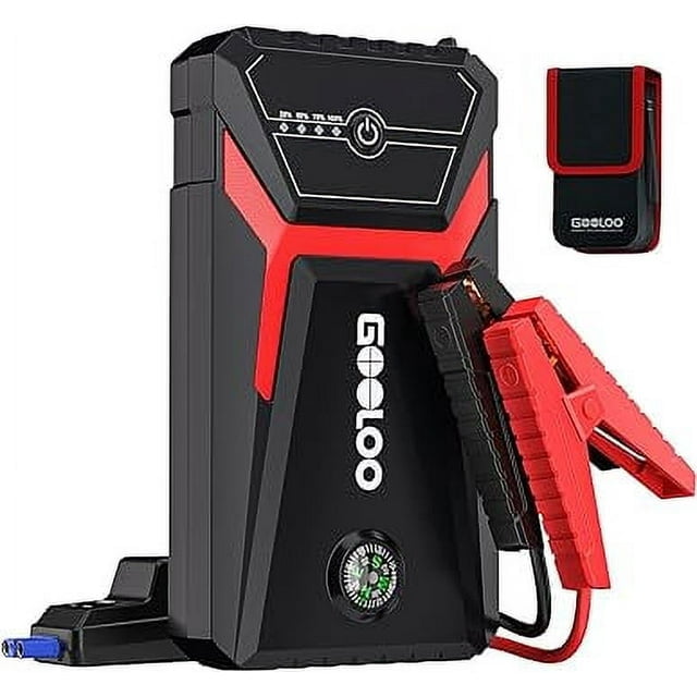 Refurbished Gooloo 378B GE1500 1500A Peak 12V Car Jump Starter,SuperSafe Auto Car Starter Box (Up to 6.0L Gas and 4.0L Diesel Engines)