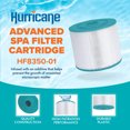 thumbnail image 2 of Hurricane Filters HF8350-01 Advanced Spa Filter Cartridge Replacement for Unicel C-8350, Filbur FC-3053, Vita Spa, and Other Compatible Models, 2 of 9