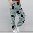 thumbnail image 1 of Pantalon Grand de Sport d'Été pour Femmes Mode Imprimé Décontracté Ample Long, 1 of 5