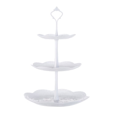 TIMIFIS Cups Home 3-Tier Cupcake Stand Cake Dessert Wedding Event Party Display Tower Plate Round