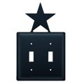 thumbnail image 3 of Village Wrought Iron ESS-45 Couvercle de Commutateur Étoile Double - Noir, 3 of 3