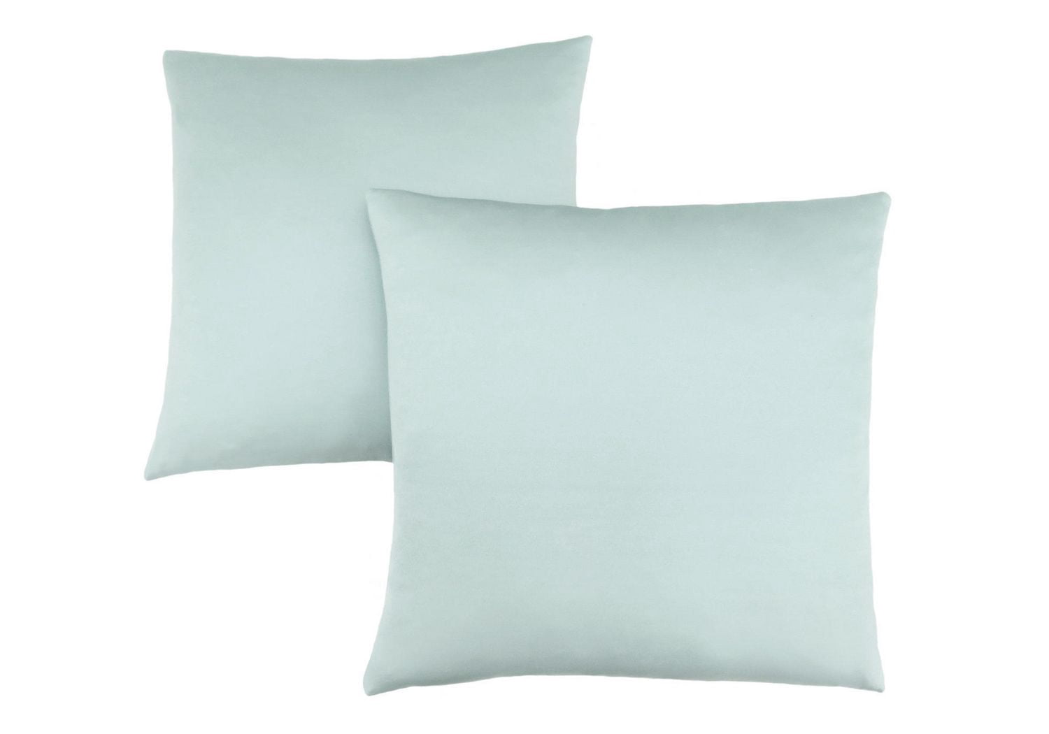 Monarch Specialties Pillows, Set Of 2, 18 X 18 Square, Insert Included, Decorative Throw, Accent, Sofa, Couch, Bedroom, Polyester, Hypoallergenic, Blue, Modern