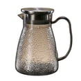 thumbnail image 1 of Pc Plastic Pitcher with Steel Lid and Strainer Hammered Texture Cold Water Jug 1.0L for Iced Tea Juice, 1 of 7