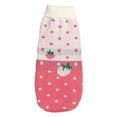 thumbnail image 1 of Cat Sweater, Strawberry Pattern Cute High Collar Pet Pullover Apparel Warm  for Wedding for Party Red,, 1 of 8