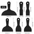thumbnail image 1 of Langgg 6x Racleur Multifonctions Spatule en Plastique Légère et Flexible Noir 1Set, 1 of 6