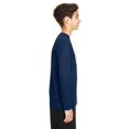 thumbnail image 3 of Youth Zone T-Shirt à Manches Longues Performance - SPORT Bleu Marine Foncé - TP, 3 of 3