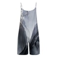 thumbnail image 4 of Birdeem Womens Summer Leisure Printing Jumpsuit Loose Shorts with Pockets Jumpsuit Backstraps, 4 of 7