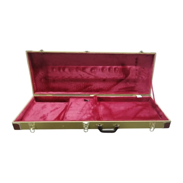 Xuanheng Electric Bass Case with Handle Hardshell for Electric Bass Guitar Red Lining