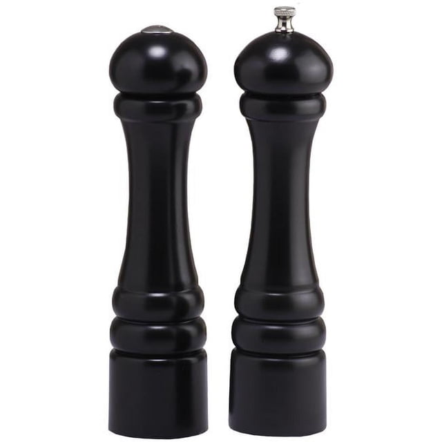 Chef Specialties 10500 10 Inch - 26cm ImperialEbony Pepper Mill Salt Shaker Set