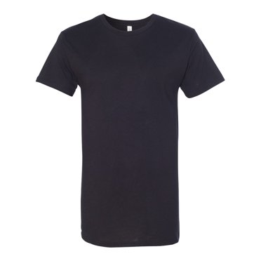 Bella Canvas Mens-Long Body Tee-3006, S, Black