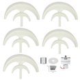 thumbnail image 2 of Wind Turbine, 5 Blades Lantern Type Motor Kit Energy  Wind Driven Generator 2 Layer 2m/s Start Speed With Controller For Boat For Home 12V,24V,48V, 2 of 8