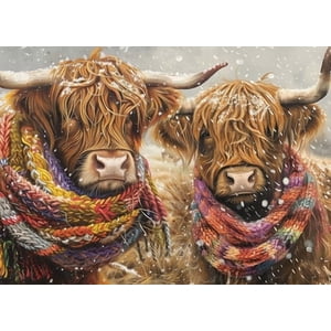 Cobble Hill 500 Puzzle de pièce - Brrr ! - Modèle d'affiche inclus