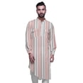 thumbnail image 2 of Atasi Kurta Décontractée Imprimée à Col Mandarin Chemise Ethnique Longue Kurta Asymétrique, 2 of 6
