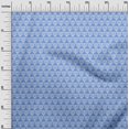 thumbnail image 3 of oneOone Polyester Spandex Blue Fabric Asian Ornamental Craft Projects Decor Fabric Printed By The Yard 56 Inch Wide, 3 of 4