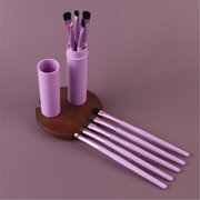 FcBaudy Eyeshadow, Gifts for Women Makeup Eye Eyeshadow Brush Brushes Cosmetic Set+Round Tube 5Pcs Makeup brush