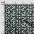 thumbnail image 2 of oneOone Georgette Viscose Navy Blue Fabric Florals Craft Projects Decor Fabric Printed By The Yard 42 Inch Wide, 2 of 4
