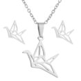 thumbnail image 1 of Ensemble de Pendentif Mode pour Femmes Boucles d'Oreilles Collier Clavicule Coloré Boucles d'Oreilles Exquises, 1 of 8