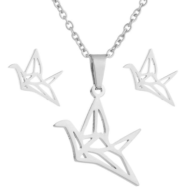 Ensemble de Pendentif Mode pour Femmes Boucles d'Oreilles Collier Clavicule Coloré Boucles d'Oreilles Exquises