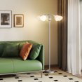 thumbnail image 2 of HOMCOM Arc Tree Floor Lamp 5 Adjustable Lights Standing Reading Light, 2 of 10