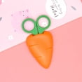 thumbnail image 3 of HOARBOEG Cute Fruit Scissors Set Carrot Banana Grape Strawberry Shape With Protective Cover Children's Paper Cutting Tools Safe, 3 of 3