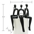 thumbnail image 4 of Adam & Friends Shelf Sitters, Thinker, Fortune Teller, Reader Sculpture | 3-Pack, 4 of 5