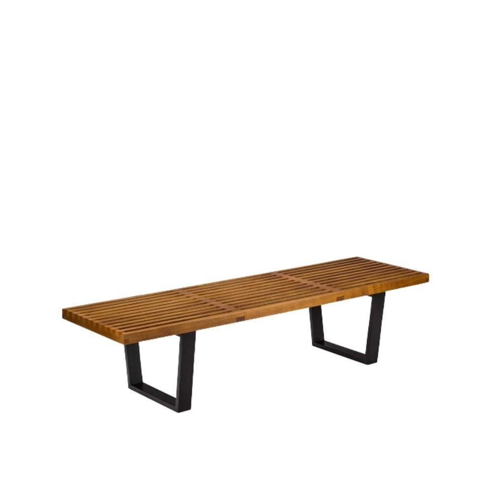 Banc Percy en naturel, banc naturel, banc en bois manufacturé, banc de ligne naturelle, banc en bois naturel, banc de patio, banc d'entrée 60"