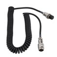 thumbnail image 2 of Microphone Cable, Balanced Mike Snake Cord, Stretchable Coiled ABS For Speaker Systems Stage Lighting Patch Bays, 2 of 8