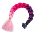 thumbnail image 3 of Helmet Pigtail Helmet Wig Helmet Braid Ponytail Helmet Hair with Suction Cup, 3 of 9