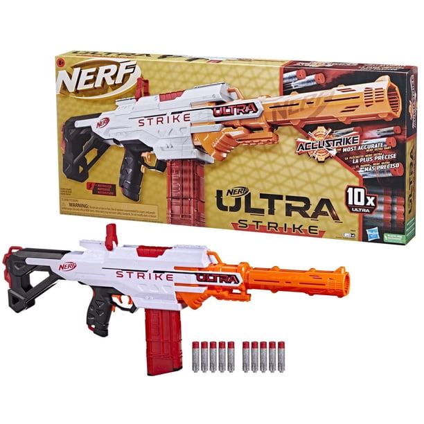 Nerf Ultra Strike Motorized Blaster, 10 Nerf AccuStrike Ultra