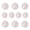 C#350, variant on Cake Decorating Foam Balls for Cakes and Desserts, Pearlized Ball Toppers for Birthday Cakes, Weddings, and Dessert Table Decorations, 10 Pack