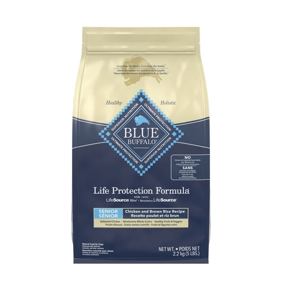 Blue Buffalo Life Protection Formula Natural Senior Dry Dog Food, Chicken and Brown Rice 2.2KG